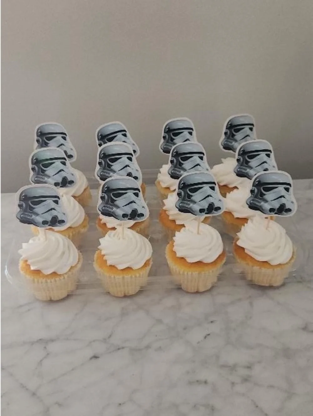 Custom Stormtrooper Cupcake Toppers